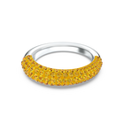 Tigris ring, Yellow, Rhodium plated